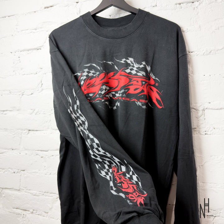 Hellstar Las Vegas Long Sleeve Black męska koszulka N-Hype