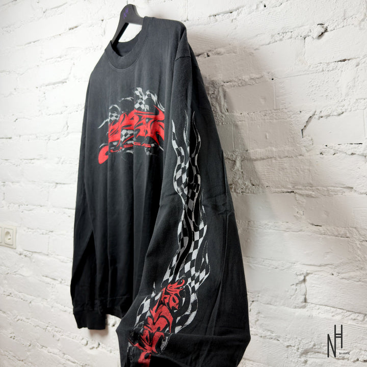 Hellstar Las Vegas Long Sleeve Black N-Hype koszulka długi rękaw męska czarna