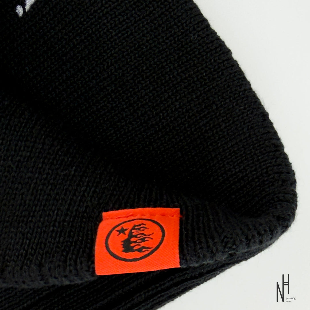 Hellstar x Adidas ComplexCon Beanie Black N-Hype streetwear hat