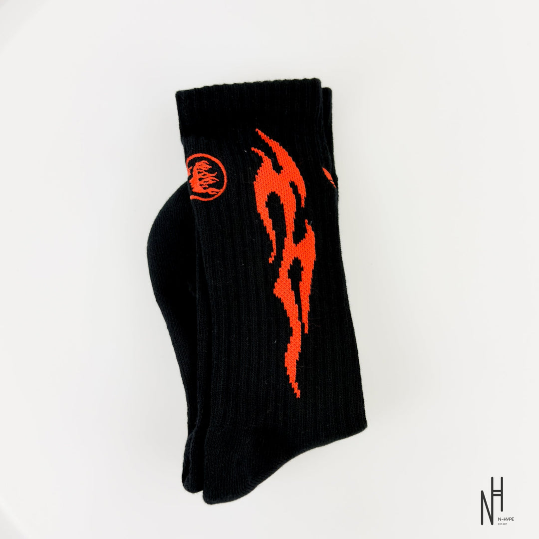 Hellstar x Adidas ComplexCon Black Socks streetwear N-Hype
