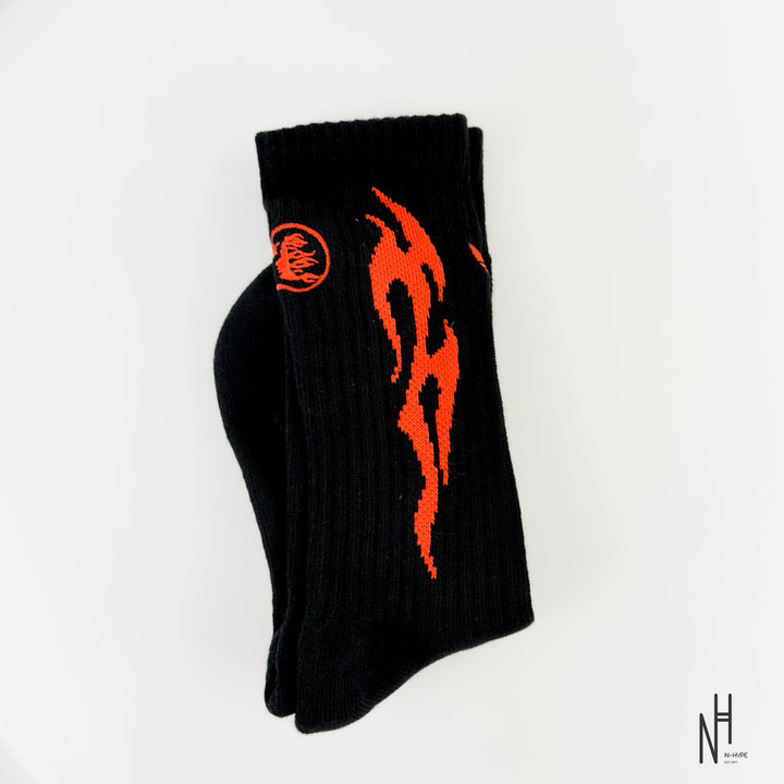 Hellstar x Adidas ComplexCon Black Socks streetwear N-Hype