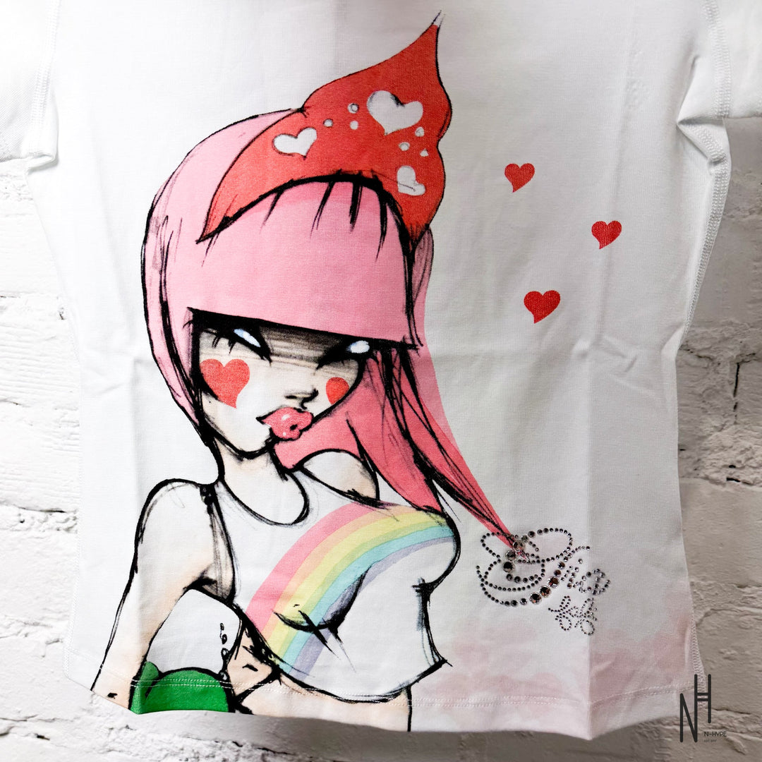 I.AM.GIA Fafi T-Shirt biała dla kobiet N-Hype.