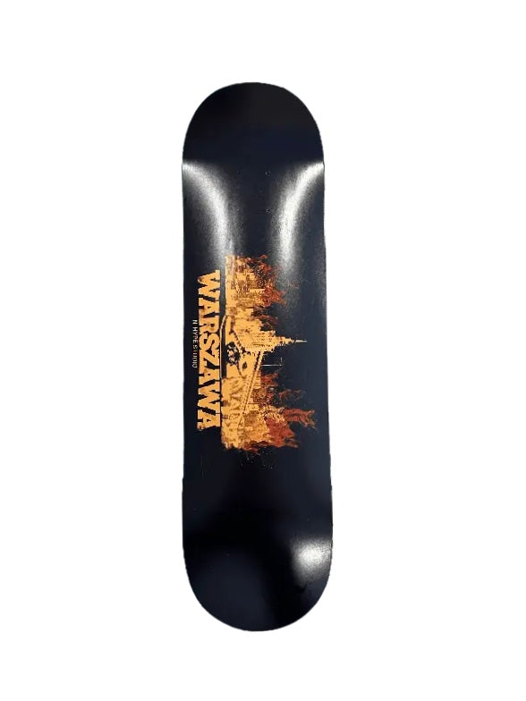 N-Hype Studio Skate Deck / Skateboard deck Warszawa City Pack Orange Flame