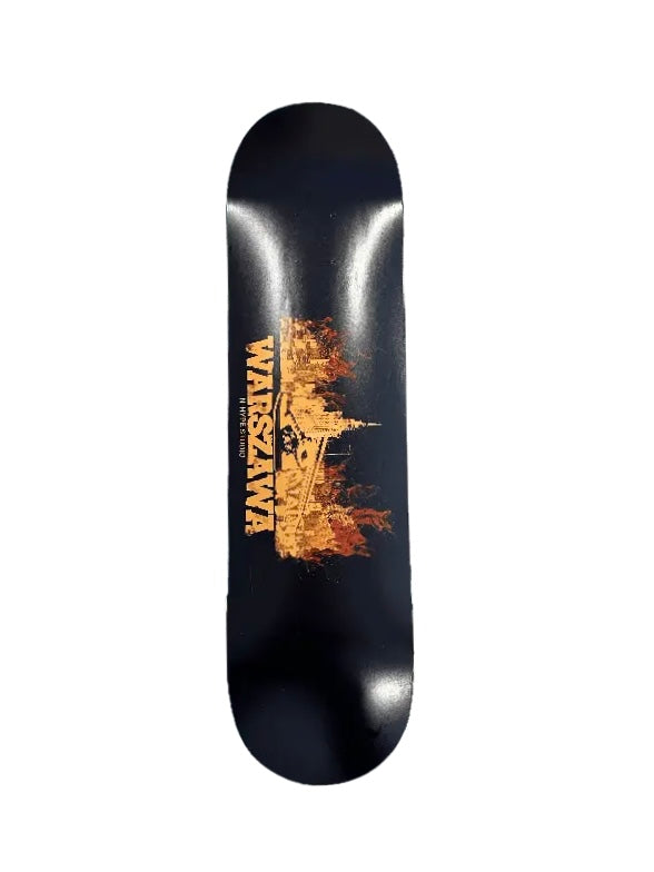 N-Hype Studio Skate Deck / Blat do deskorolki  Warszawa City Pack Orange Flame