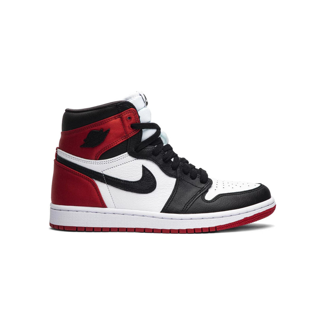 Jordan 1 Retro High Satin Black Toe (W)