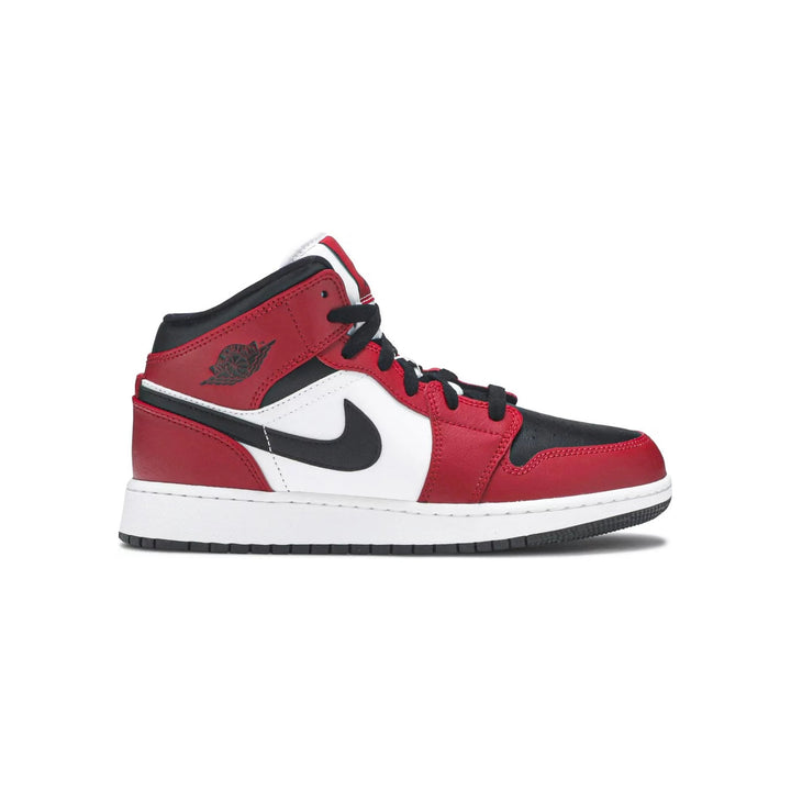 Jordan 1 Mid Chicago Black Toe (GS) sneakersy buty N-Hype Łódź Polska