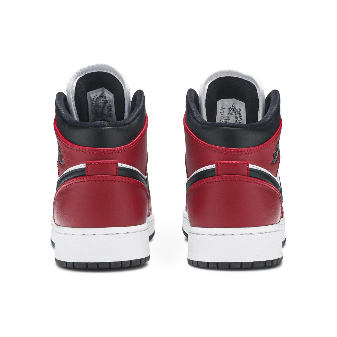 Jordan 1 Mid Chicago Black Toe (GS) sneakersy buty N-Hype Łódź Polska zdjęcie 4