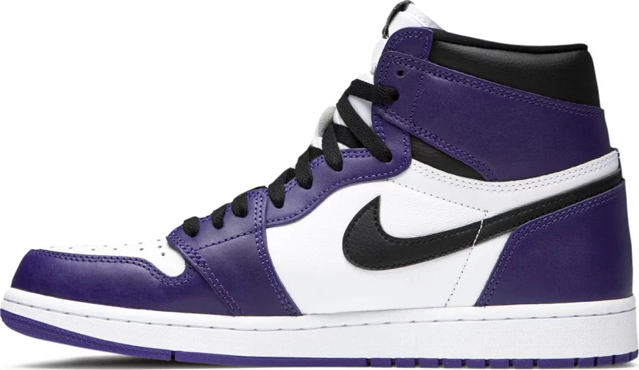 Nike Air Jordan 1 Retro High Court Purple White sneakers męskie N-Hype