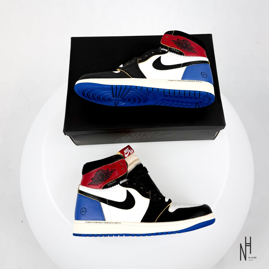 Jordan 1 Retro High OG SP Fragment x Union LA Varsity Red Sport Royal - zdjęcie 10 - N-Hype