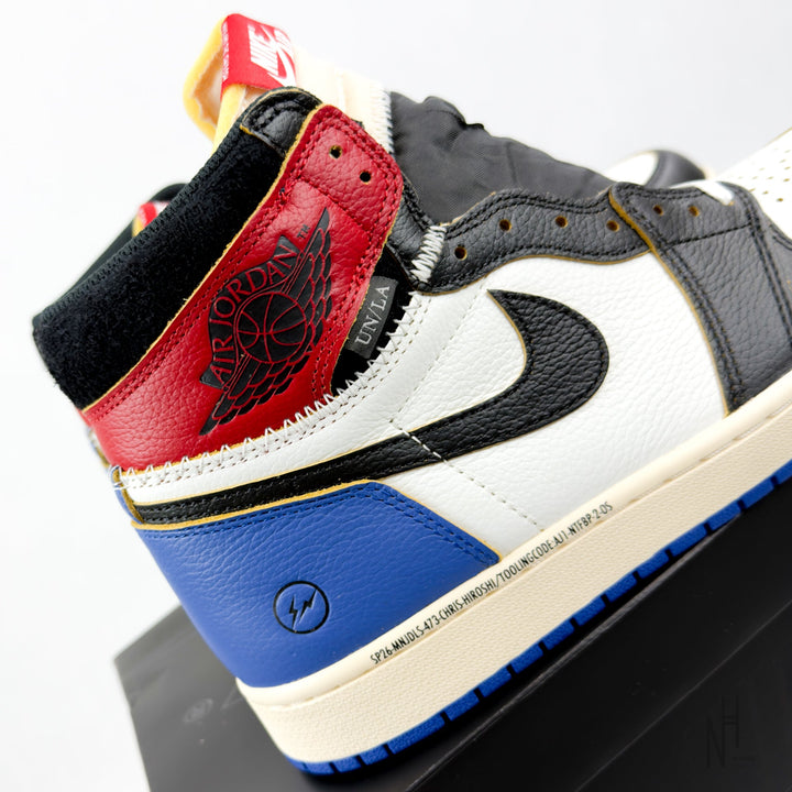 Jordan 1 Retro High OG SP Fragment x Union LA Varsity Red Sport Royal - zdjęcie 11 - N-Hype