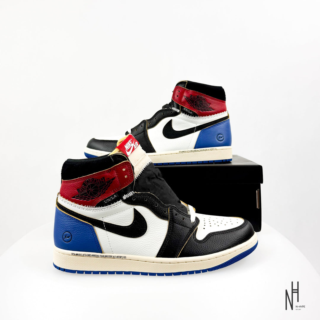 Jordan 1 Retro High OG SP Fragment x Union LA Varsity Red Sport Royal - zdjęcie 2 - N-Hype