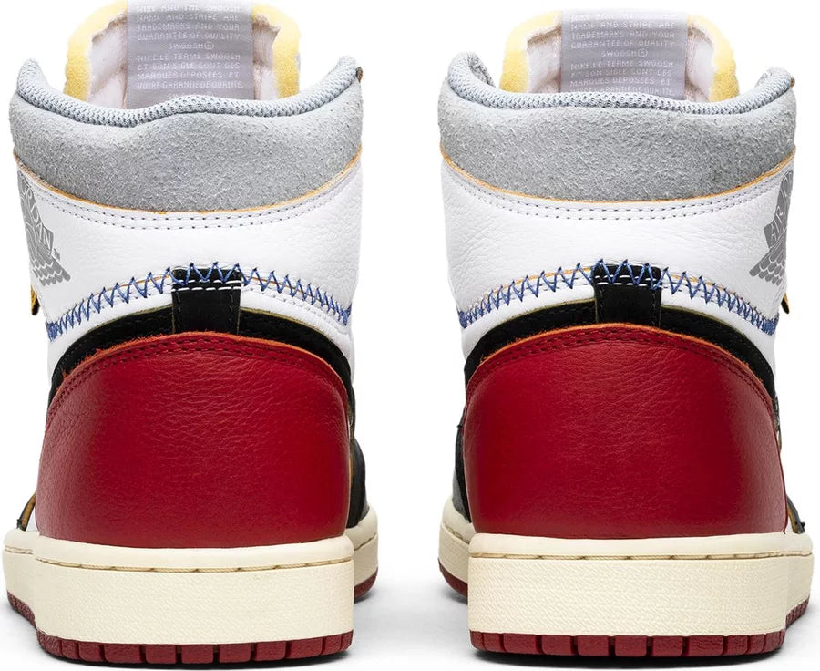 Jordan 1 Retro High Union Los Angeles Black Toe sneakers męskie N-Hype