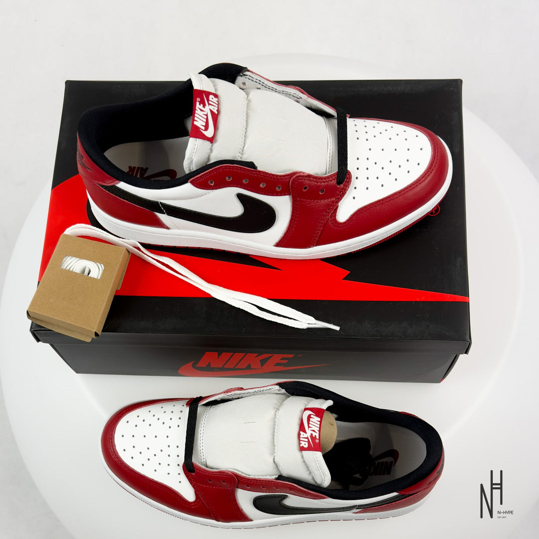 Jordan 1 Retro Low OG Chicago buty męskie czerwone N-Hype.