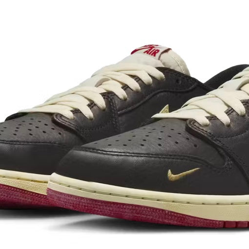 Jordan 1 Retro Low OG Nigel Sylvester Better With Time sneakers męskie czarno-białe N-Hype.