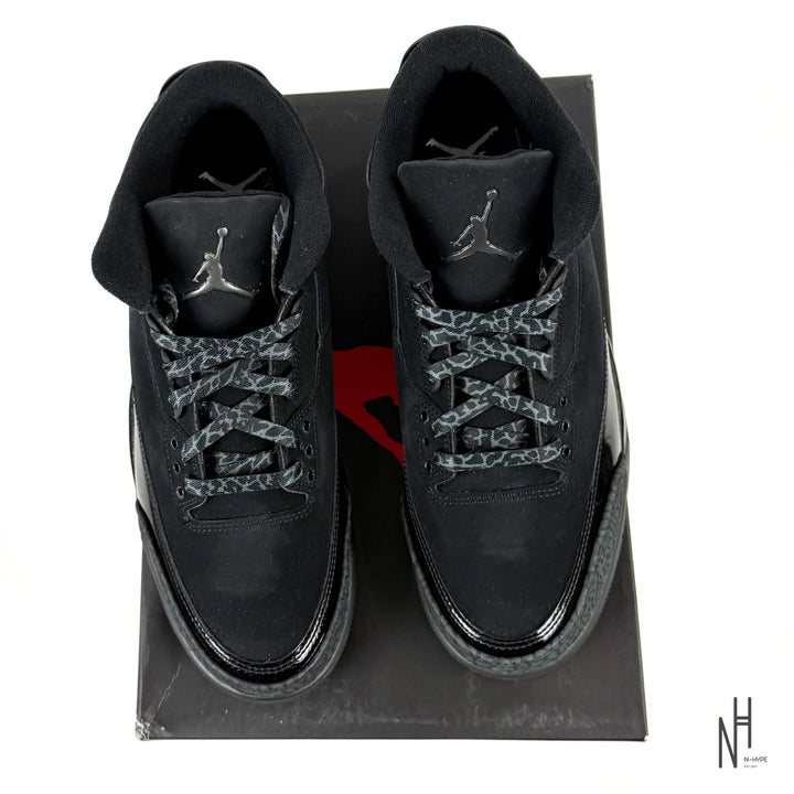 Buty męskie Jordan 3 Retro Black Cat czarne N-Hype 2025