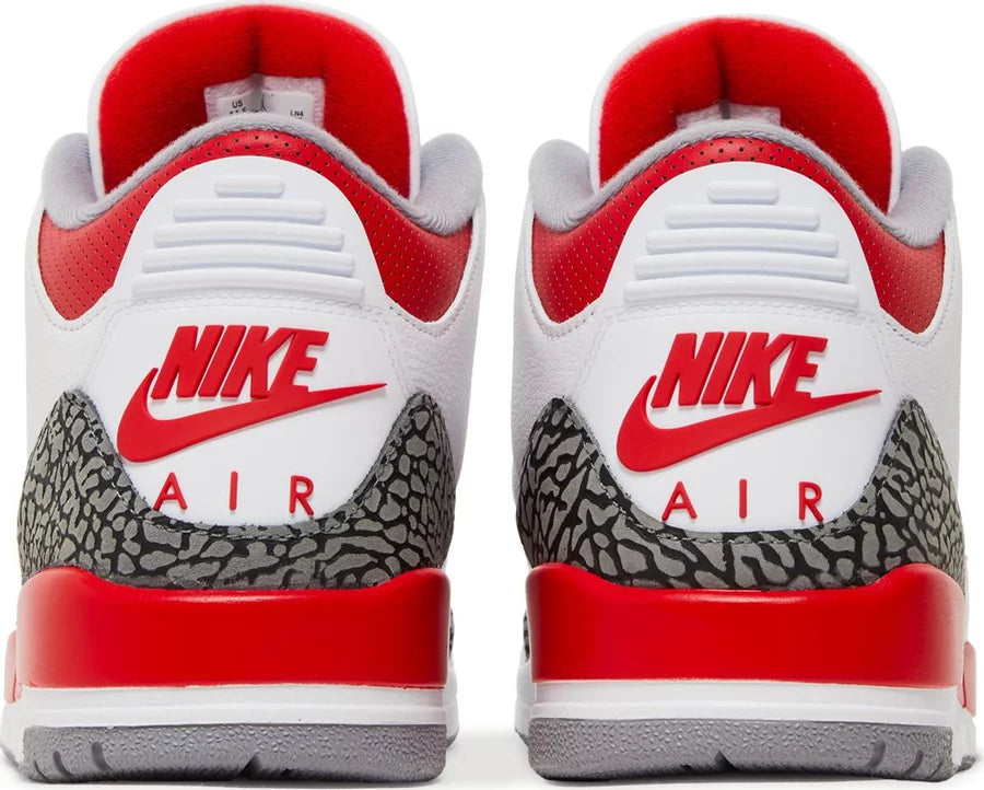 Jordan 3 Retro Fire Red 2022 sneakers męskie N-Hype