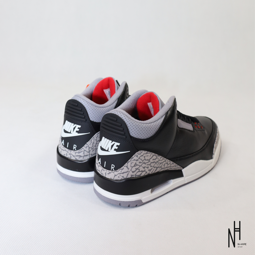 Nike Air Jordan 3 Retro OG Black Cement sneakers męskie N-Hype