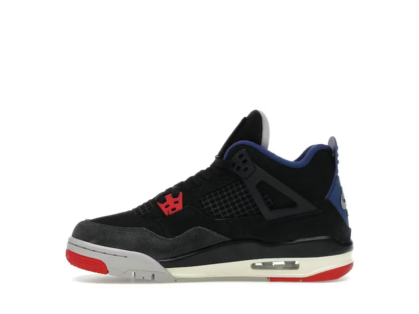 Jordan 4 Retro Rare Air GS sneakers młodzieżowe czarne czerwone N-Hype