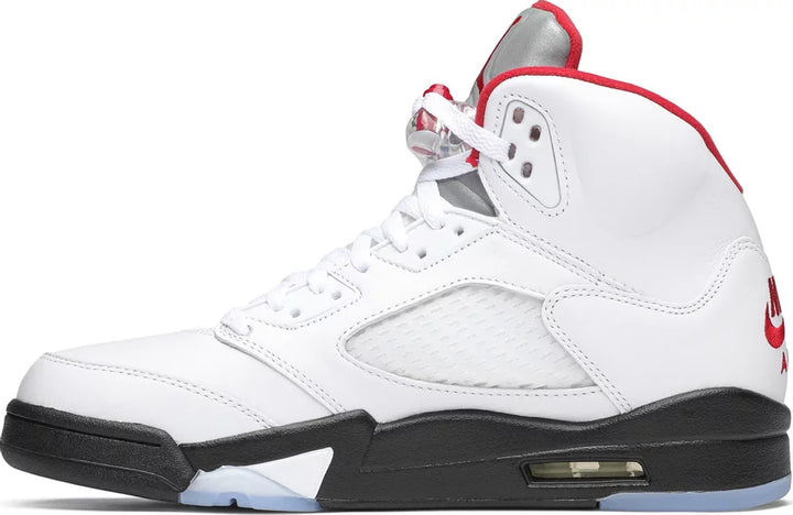 Jordan 5 Retro Fire Red Silver Tongue sneakers męskie N-Hype 2020