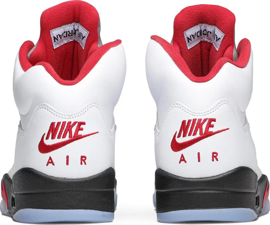 Jordan 5 Retro Fire Red Silver Tongue sneakers męskie N-Hype 2020