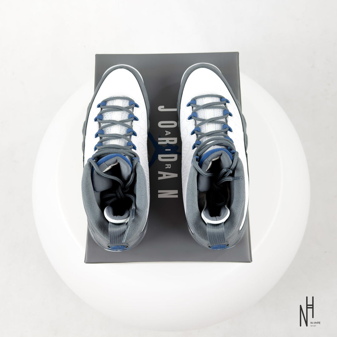 Jordan 9 Retro Flint Grey French Blue (2026) - zdjęcie 4 - N-Hype