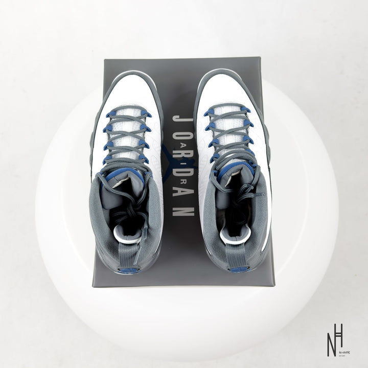 Jordan 9 Retro Flint Grey French Blue (2026) - zdjęcie 4 - N-Hype