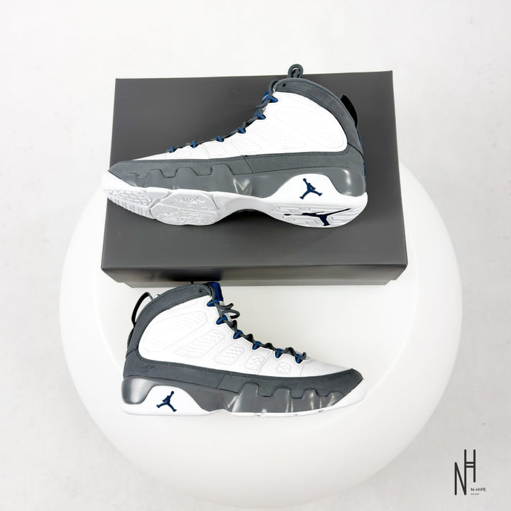 Jordan 9 Retro Flint Grey French Blue (2026) - zdjęcie 7 - N-Hype