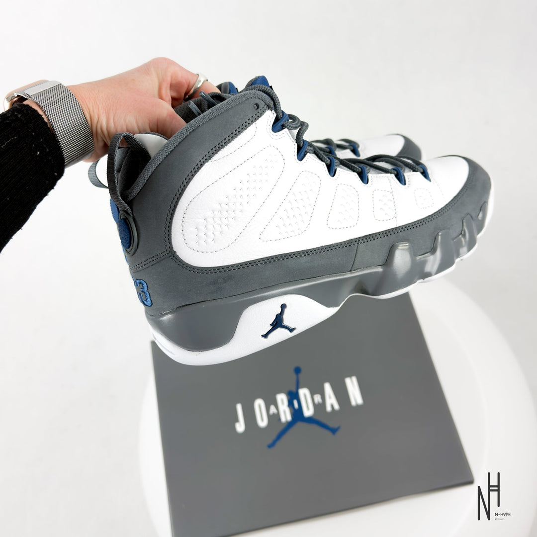 Jordan 9 Retro Flint Grey French Blue (2026) - zdjęcie 8 - N-Hype
