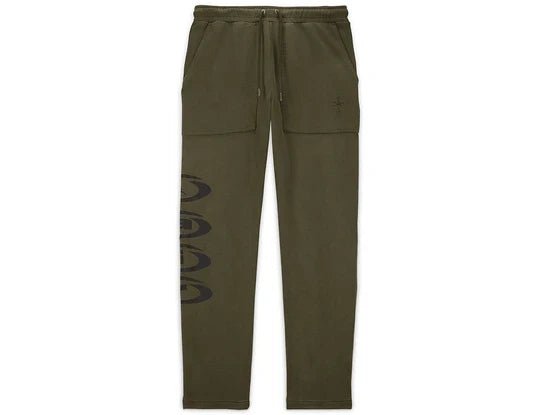 Jordan Fleece Pants x Travis Scott zielone N-Hype - męskie spodnie dresowe.