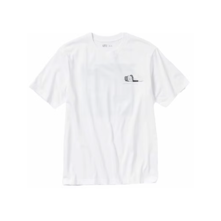 KAWS x Uniqlo UT Short Sleeve Artbook Cover T-Shirt White - zdjęcie 2 - N-Hype