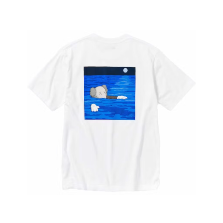 KAWS x Uniqlo UT Short Sleeve Artbook Cover T-Shirt White - N-Hype