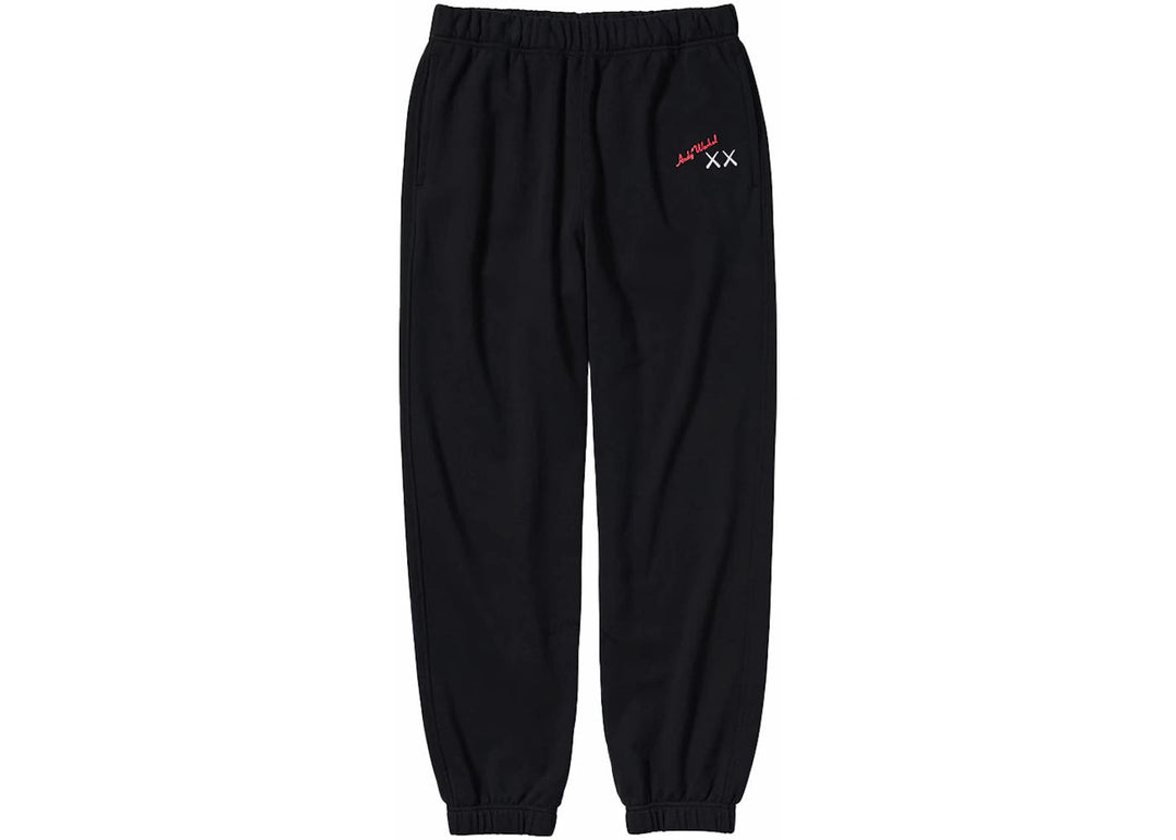 KAWS x Uniqlo Warhol 476120 Sweatpants Black męskie N-Hype sweatpants casual streetwear iconic design