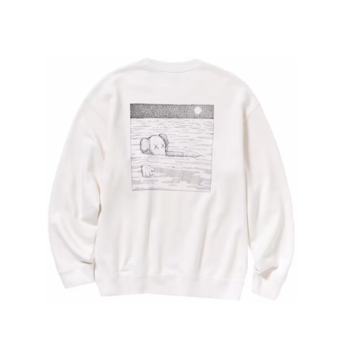 KAWS Longsleeve Sweatshirt White