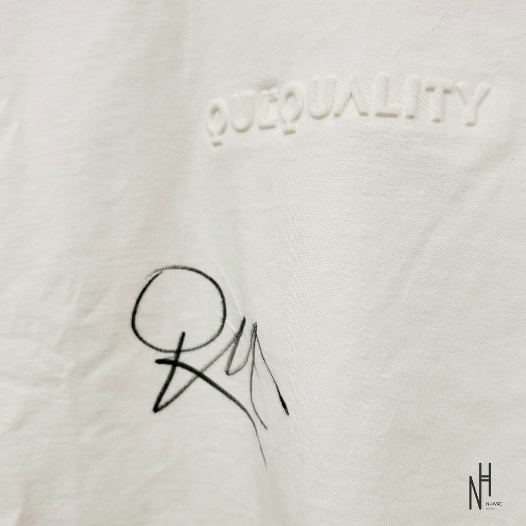 Koszulka QueQuality z Autografem Quebonafide White - zdjęcie 2 - N-Hype