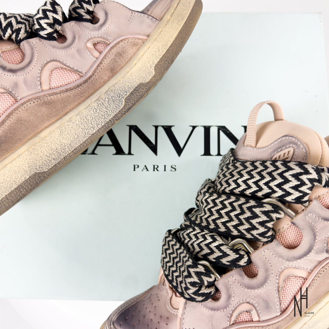Lanvin Curb Sneakers Vintage Pink buty damskie N-Hype