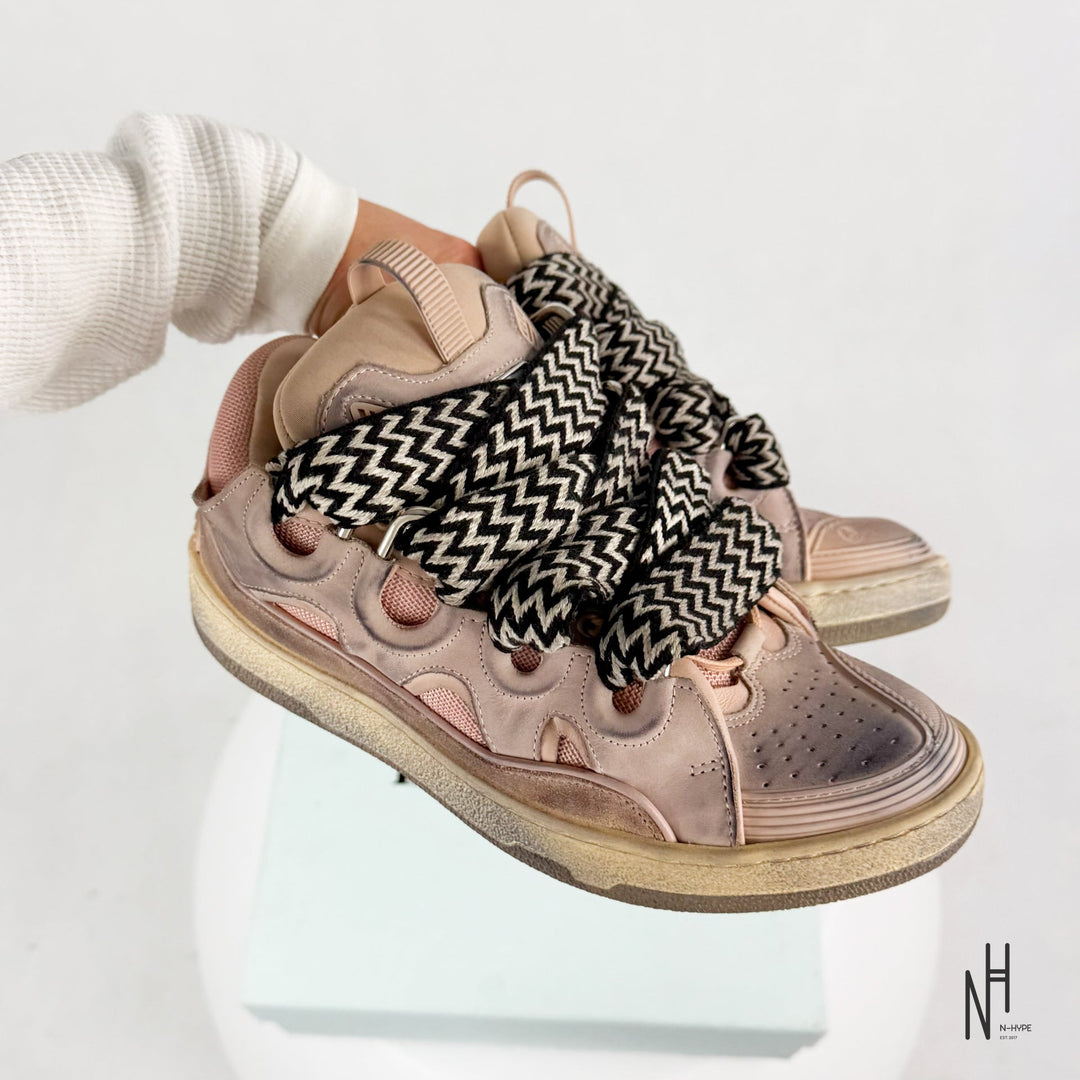 Lanvin Curb Sneakers Vintage Pink buty damskie N-Hype