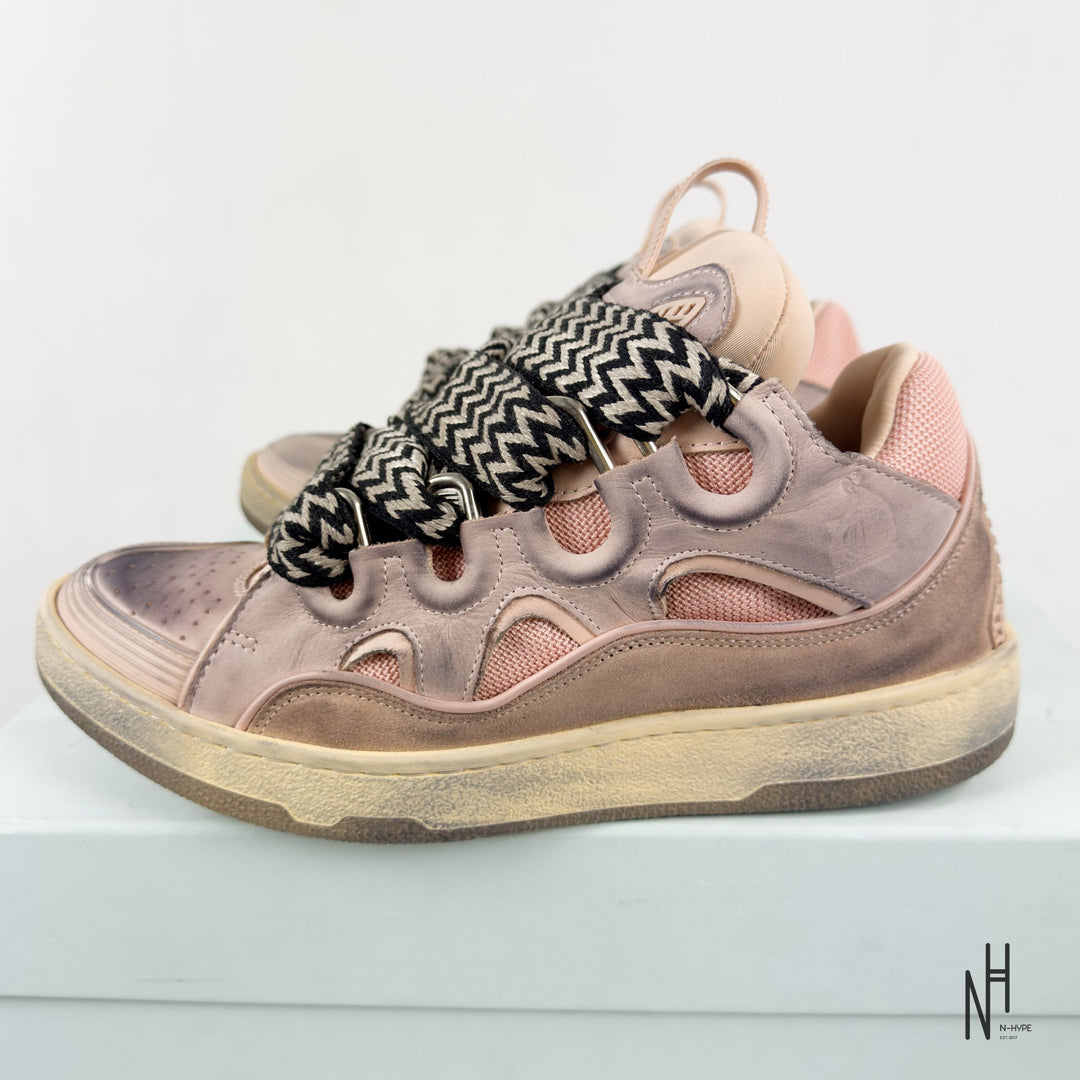 Lanvin Curb Sneakers Vintage Pink buty damskie N-Hype