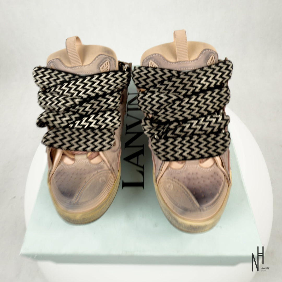 Lanvin Curb Sneakers Vintage Pink buty damskie N-Hype
