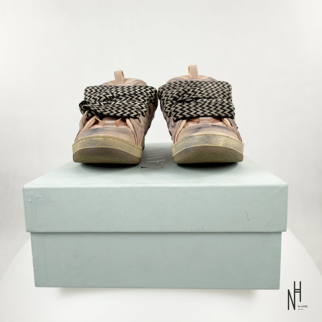 Lanvin Curb Sneakers Vintage Pink buty damskie N-Hype