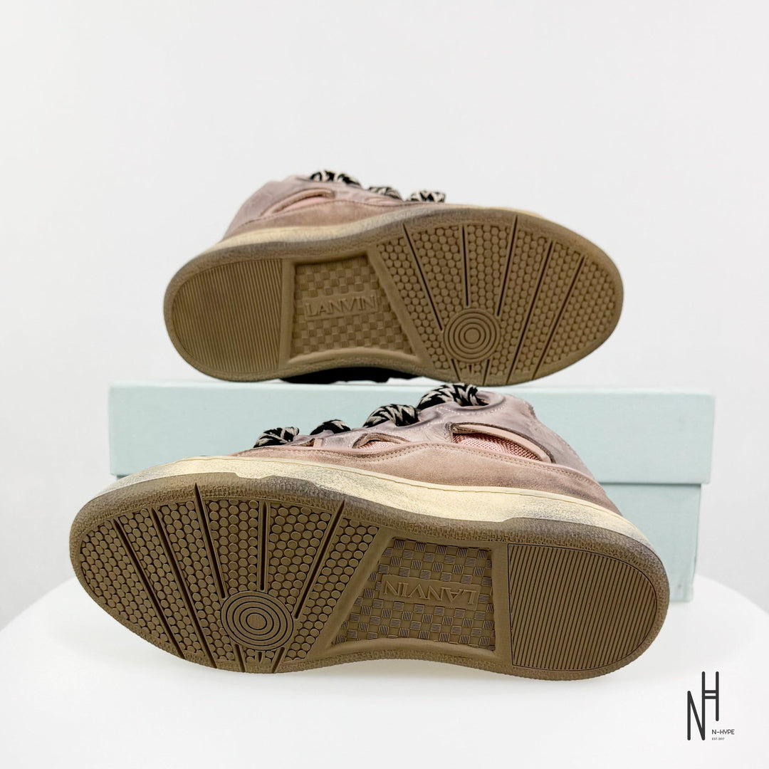 Lanvin Curb Sneakers Vintage Pink buty damskie N-Hype