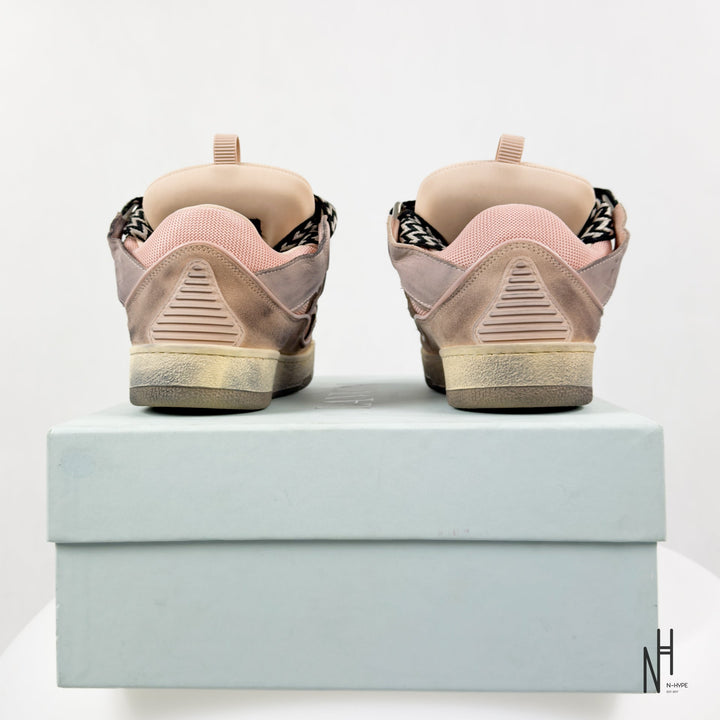 Lanvin Curb Sneakers Vintage Pink buty damskie N-Hype.