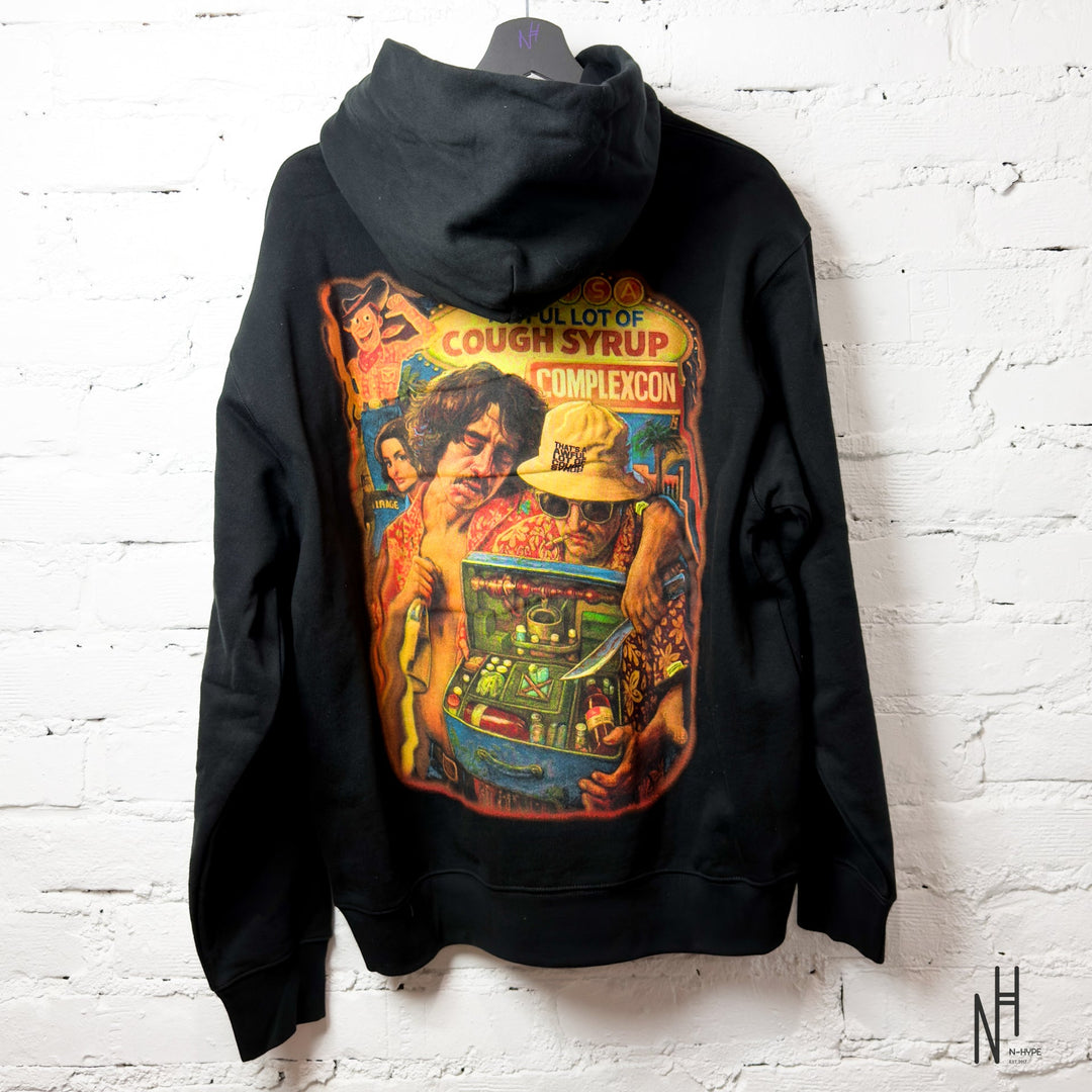 Las Vegas Cough Syrup ComplexCon Hoodie Black N-Hype streetwear hoodie czarny