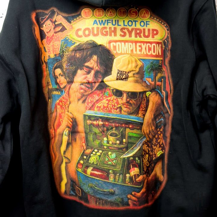Las Vegas Cough Syrup ComplexCon Hoodie Black N-Hype