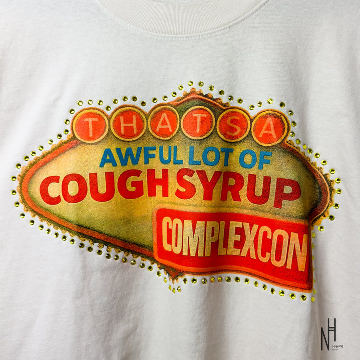 Las Vegas Cough Syrup ComplexCon Tee White N-Hype koszulka męska streetwear Adidas Nike Supreme.