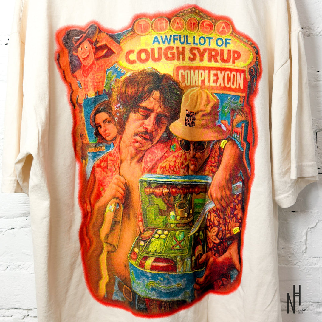 White Las Vegas Cough Syrup ComplexCon Tee by N-Hype