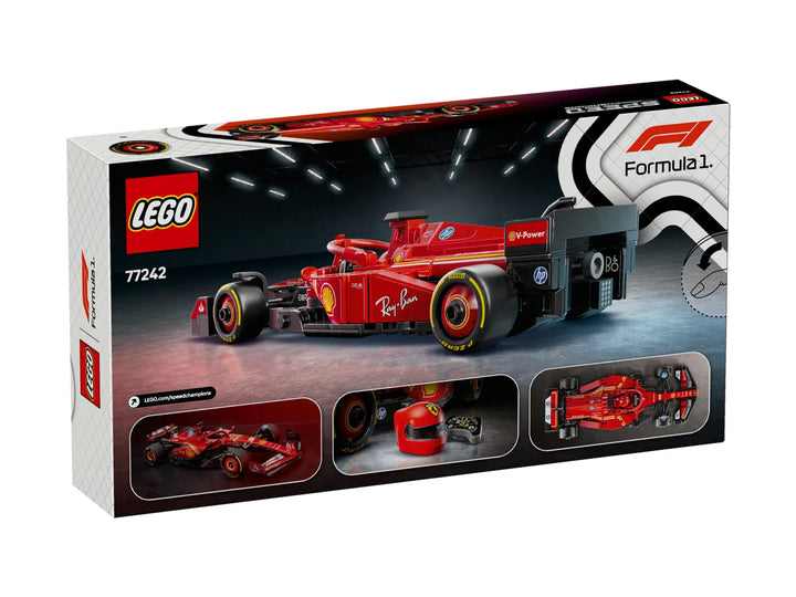 LEGO 77242 Speed Champions Bolid F1 Ferrari SF-24 zabawkowy model sportowy czerwony N-Hype