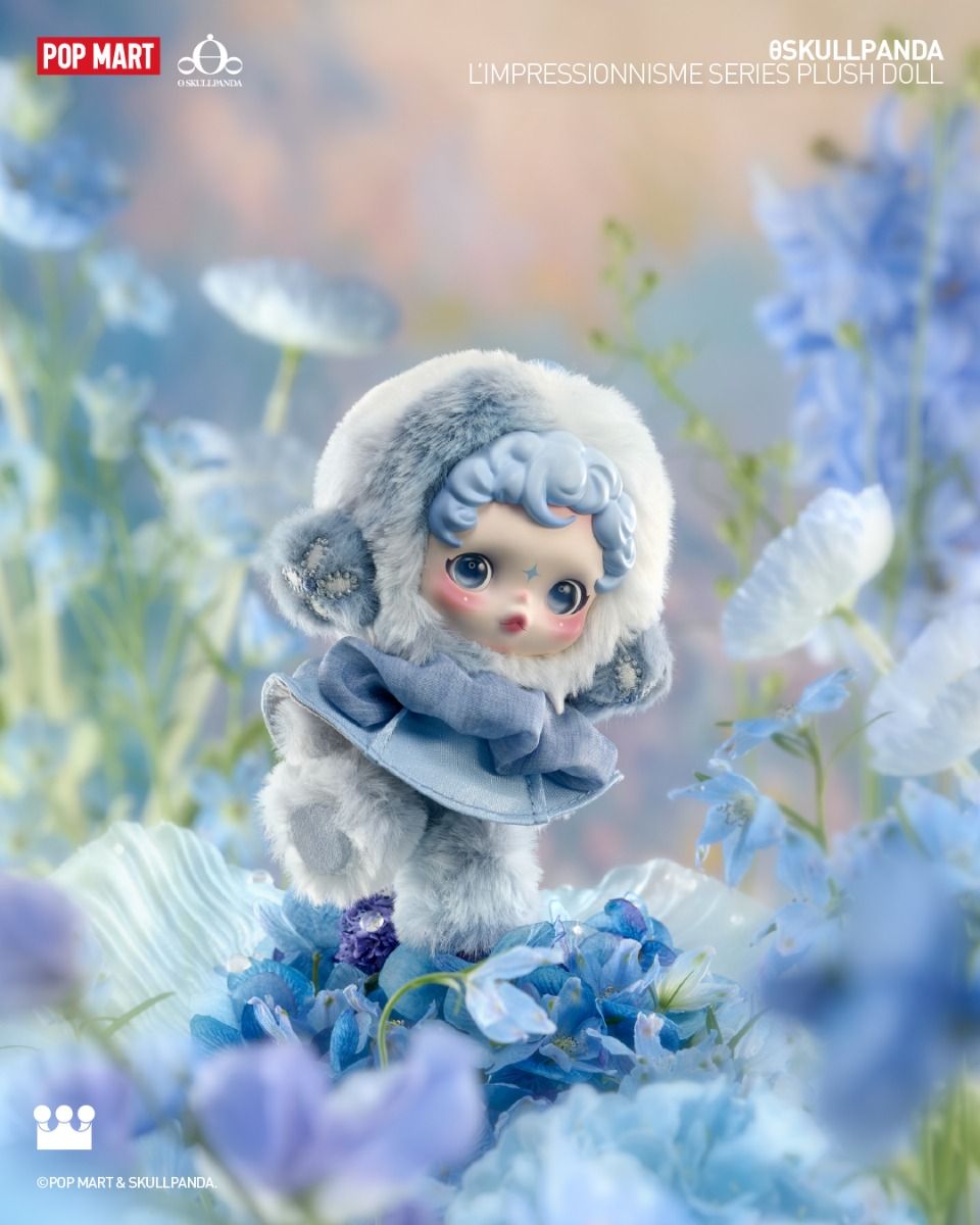 Pop Mart Vinyl Plush Pendant Blind Box - Skullpanda L‘impressionnisme Series