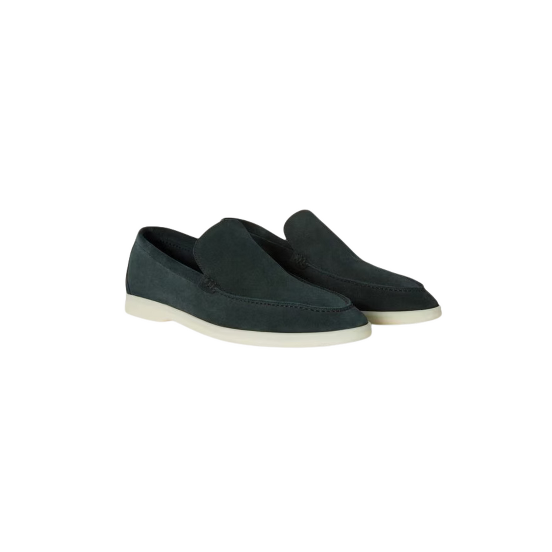 Loro Piana Summer Walk Loafers Dark Green buty męskie N-Hype
