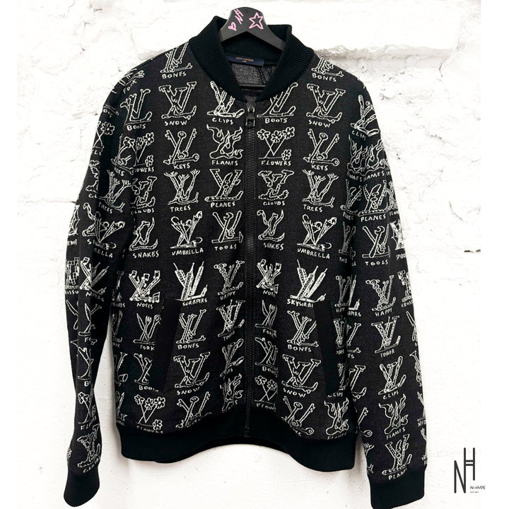 Louis Vuitton Cartoon Bomber Black - N-Hype
