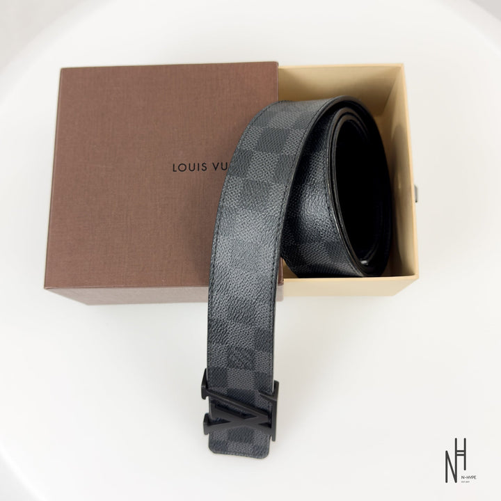 Louis Vuitton Damier Graphite Belt czarny męski N-Hype